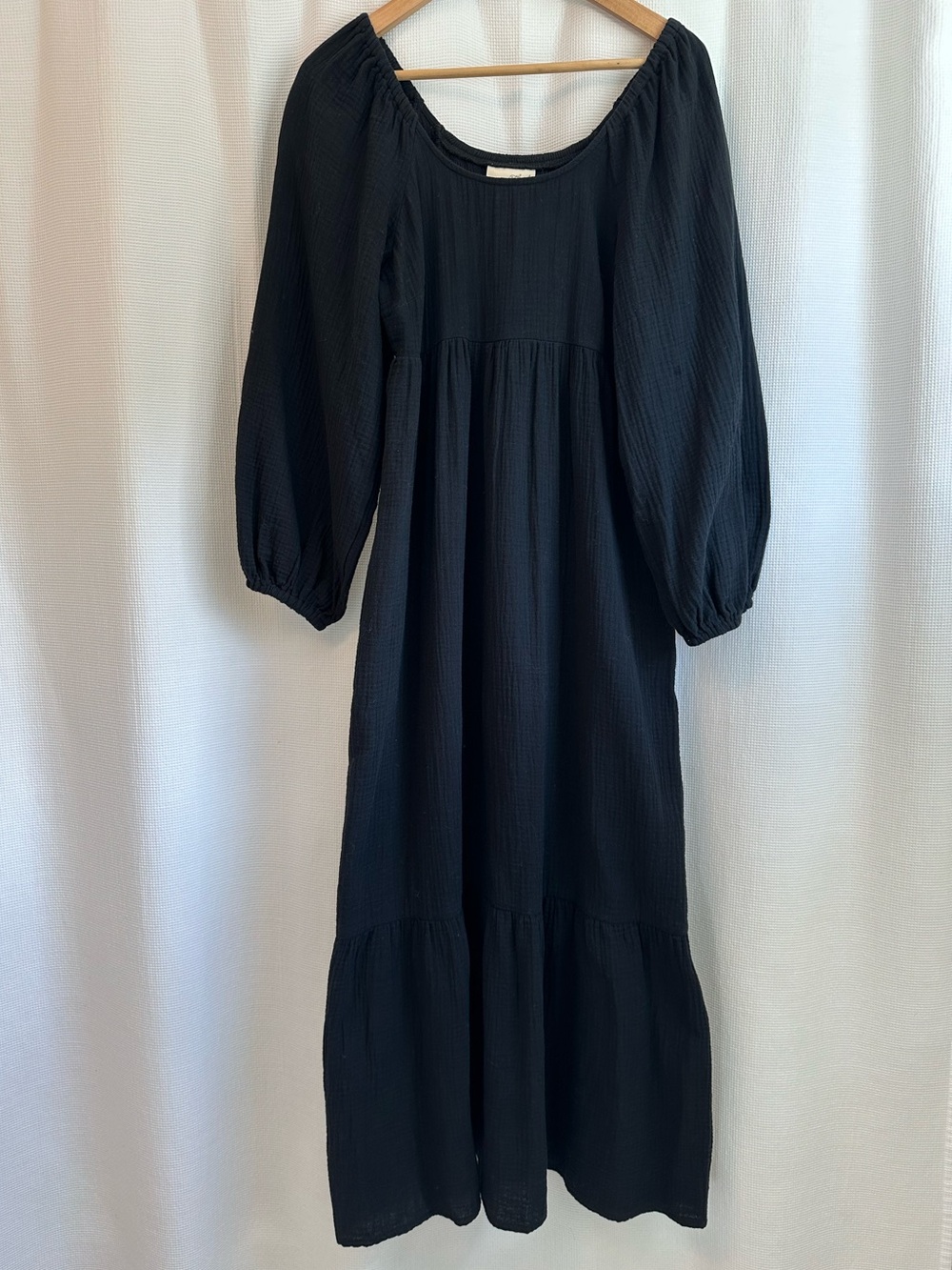 Universal Thread Black Long Sleeve Maxi Dress, XS, NWOT